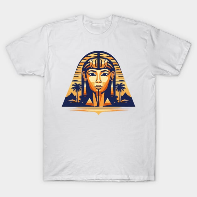 Ancient Egypt Stylized Elegance: Captivating Ancient Egypt in Modern Grandeur T-Shirt by FK